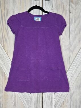 Mini Boden Purple Pocket Tunic Top 9-10Y